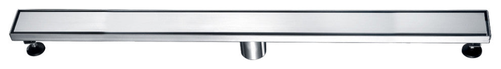 ALFI brand ABLD36B-PSS 36" Modern Stainless Linear Shower Drain w/ Solid Cover