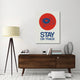 "Stay On Track Record Player 1" Fine Art Print