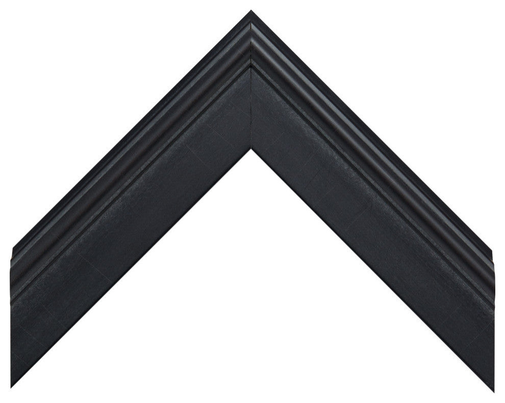 Kendall Framed Wall Mirror, Black, 20"x54"