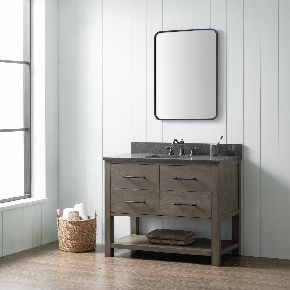 Windwood 42" Bathroom Vanity, Smoke Gray