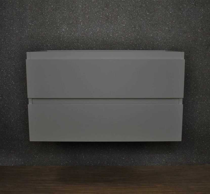 Salt 20Dx48" Floating Bathroom Vanity, Cabinet Only, Gray