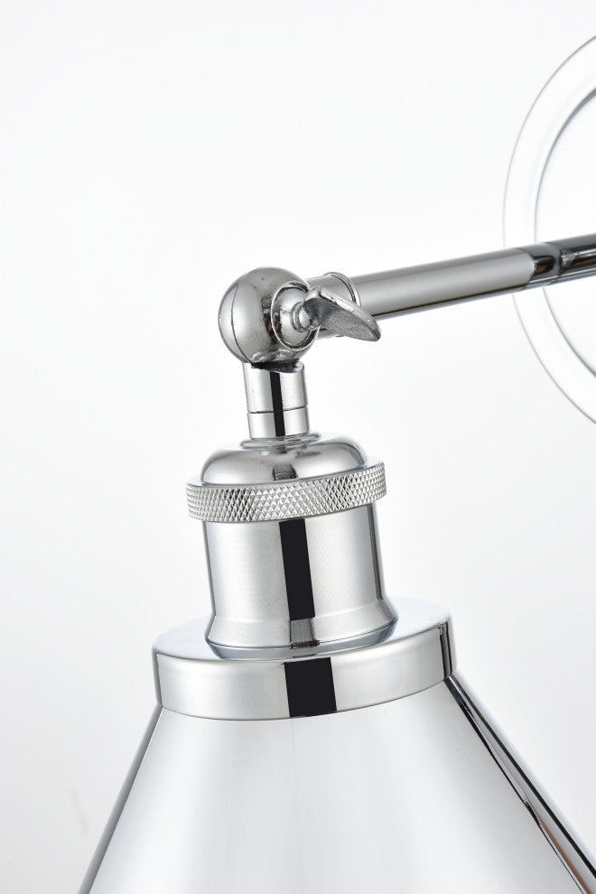1 Light Chrome Plug, Wall Sconce