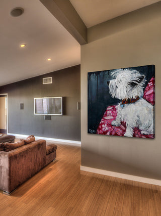 "Dash in the Front" Canvas Print by Tori Campisi, 30x30 cm