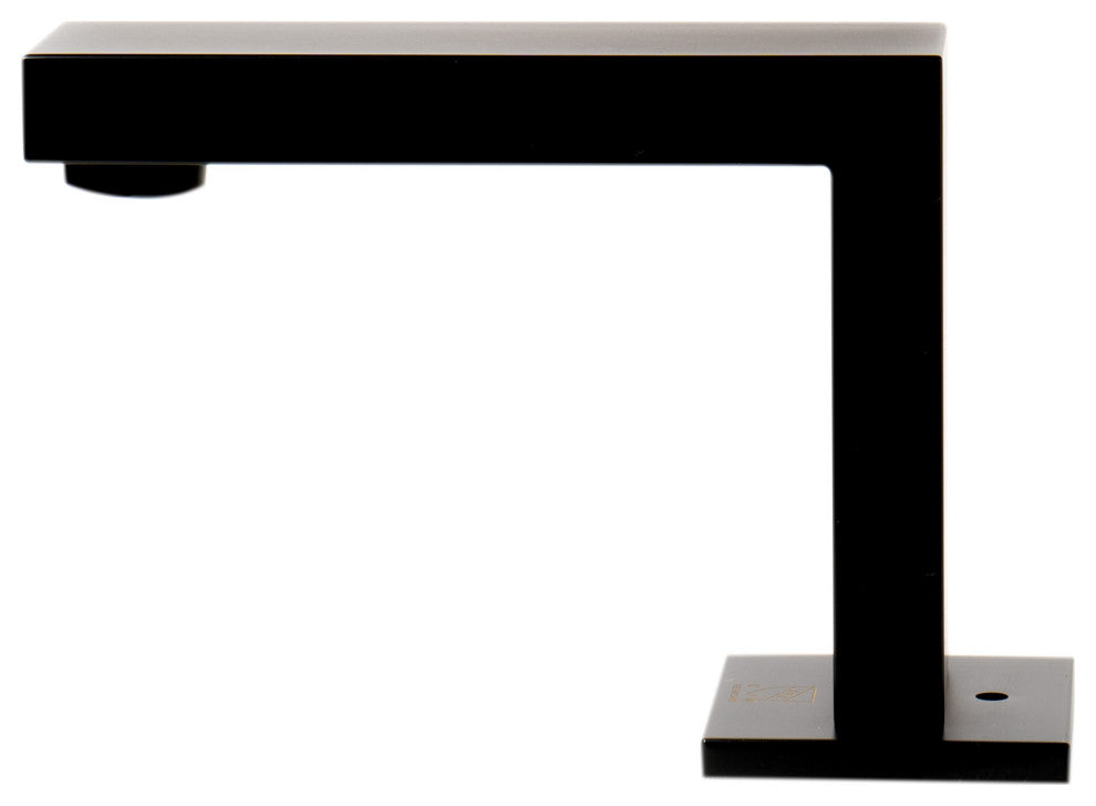 ALFI brand AB1322-BM Black Matte Widespread Modern Bathroom Faucet