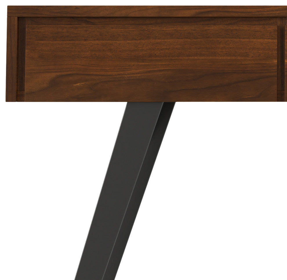 Lowry Console Sofa Table, Walnut Veneer
