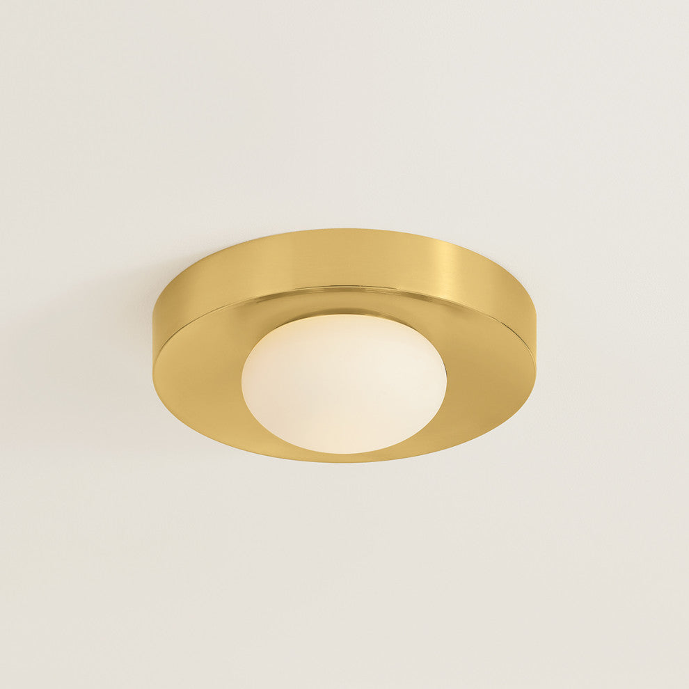 Mitzi Pepa Flush Mount Aged Brass