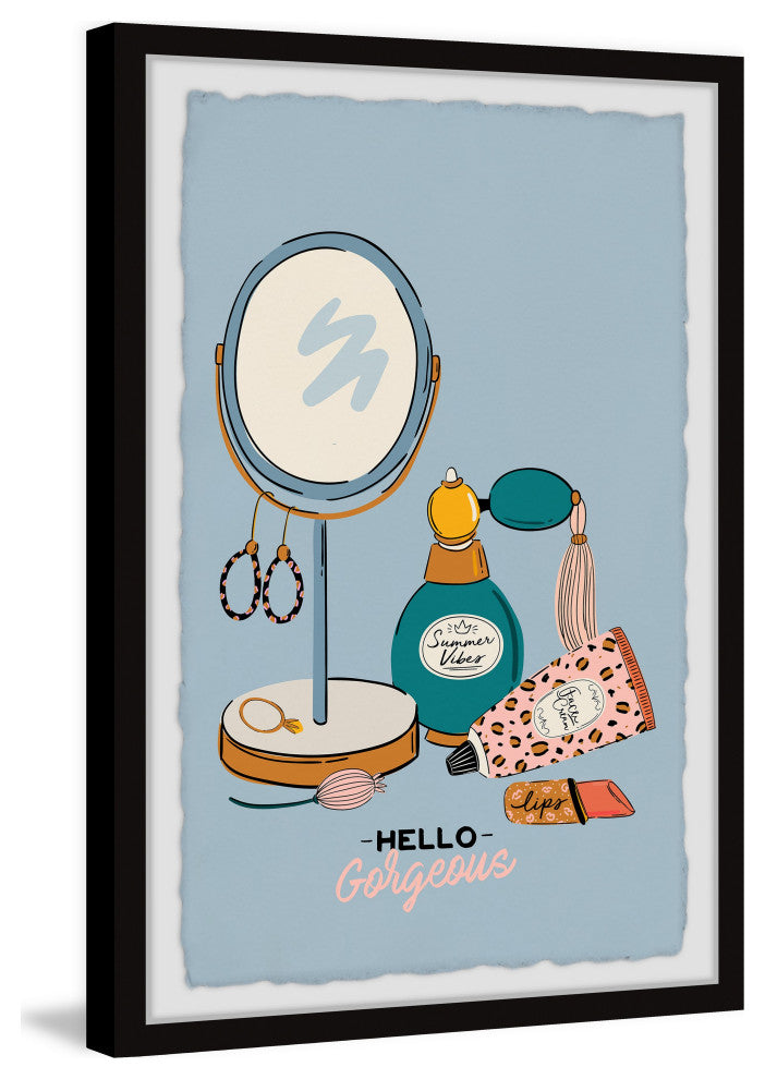 "Women's Accessories" Framed Painting Print, 30x45