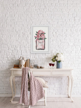 "Floral Perfume" Framed Painting Print, 8x12