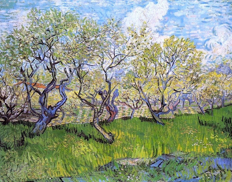 Vincent Van Gogh Orchard in Blossom Wall Decal