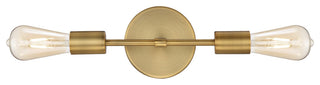 Iconic LED Wall Sconce in Antique Brushed Brass