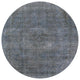 Ahgly Company Indoor Round Mid-Century Modern Area Rugs, 7' Round