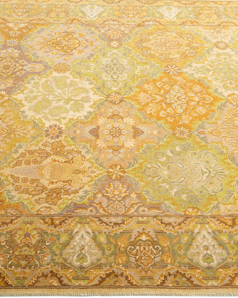 Mogul, One-of-a-Kind Hand-Knotted Area Rug Ivory, 4' 1" x 6' 1"