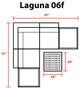Laguna 6 Piece Outdoor Wicker Patio Furniture Set 06f