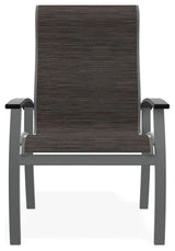 Belle Isle Sling Outdoor Dining Chair, James/Graphite