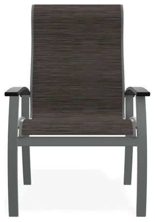Belle Isle Sling Outdoor Dining Chair, James/Graphite