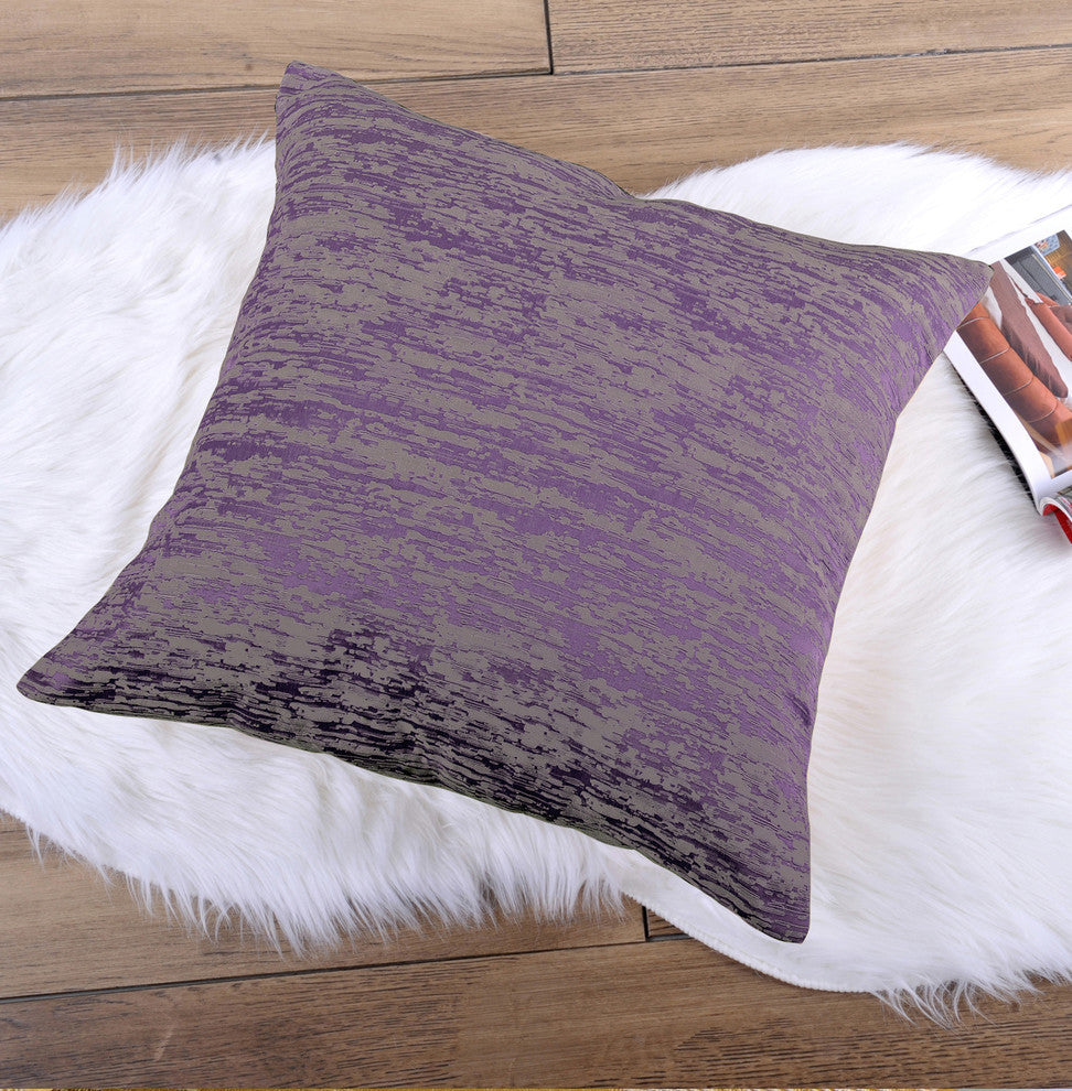 Benin Jacquard Pillow Shell and Valance Set, Orchid Mist, (1) Pillow Shell 20"x2
