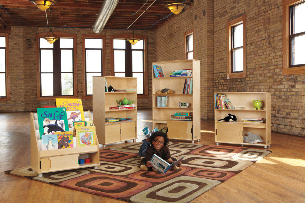 Truemodern Bookcase Storage, 3-Compartment