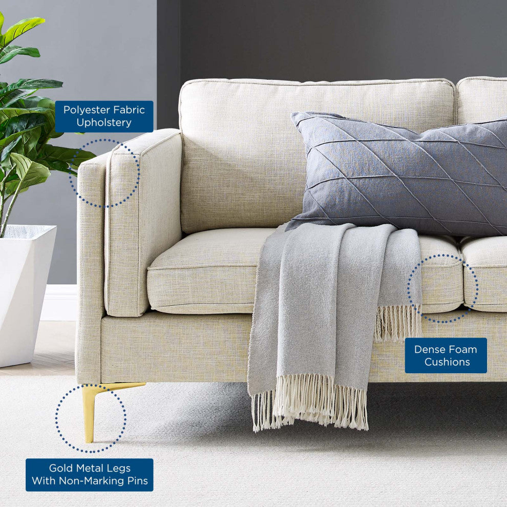 Kaiya Fabric Sofa, Beige
