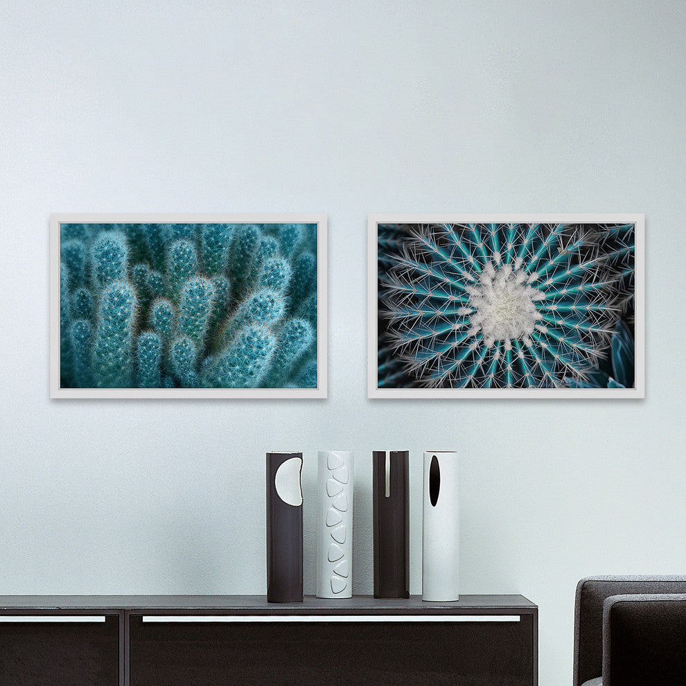 Glorious Spikes Diptych, 36x12
