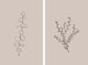 Seamless Leaves Diptych, 2-Piece Set, 30x45 Panels