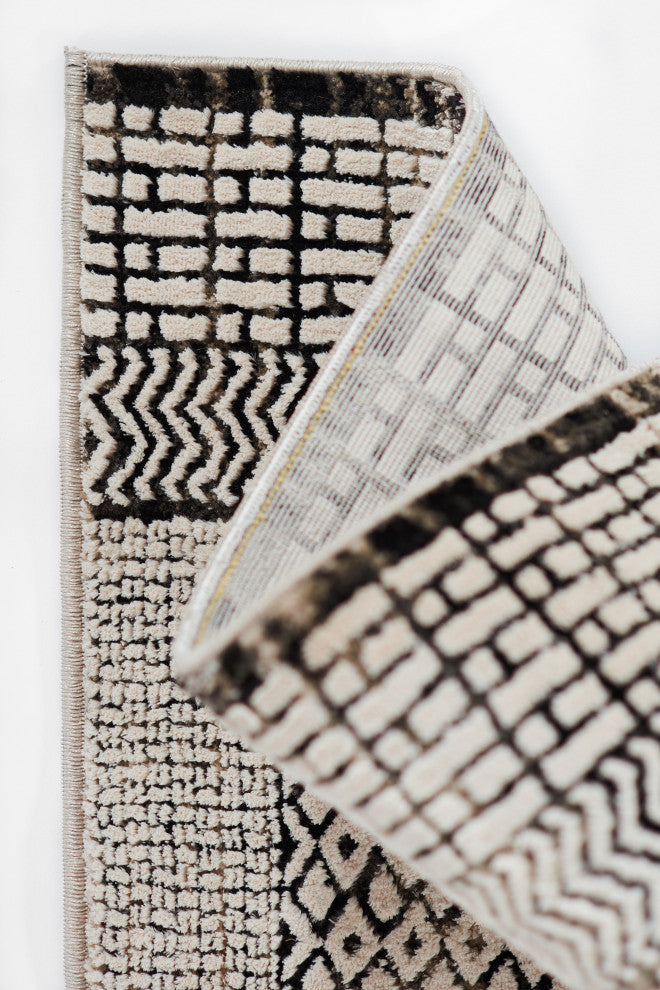 Momeni Noho Polyester Ivory Area Rug 2' X 3'