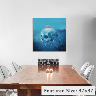 "Green Peace" by Alessandro Pautasso, 18x18x1.5