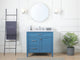 36" Tennant Brand Durand Modern Teal Blue Bathroom Sink Vanity