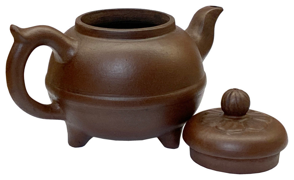 Chinese Handmade Yixing Zisha Clay Teapot With Artistic Accent, Hws2228