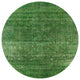 Ahgly Company Indoor Round Mid-Century Modern Area Rugs, 3' Round