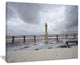 "Spring Storm in Uruguay Panorama" Sea Bridge Wall Art, 40"x30"