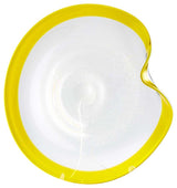 Cyan Design Large Cosmic Plate, Yellow and Clear