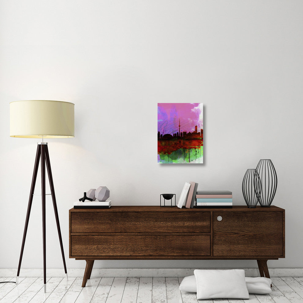 "Toronto Watercolor Skyline" Fine Art Print
