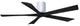 Matthews Fan, Irene-5H Ceiling Fan, Gloss White, 60", Matte Black