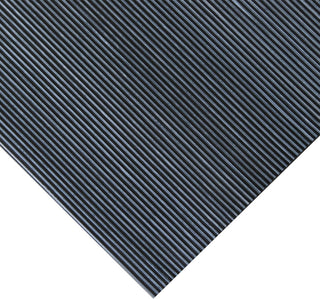 Fine-Rib Corrugated Rubber Runners, 1/8 Thick, 4'x6' Rubber Matting