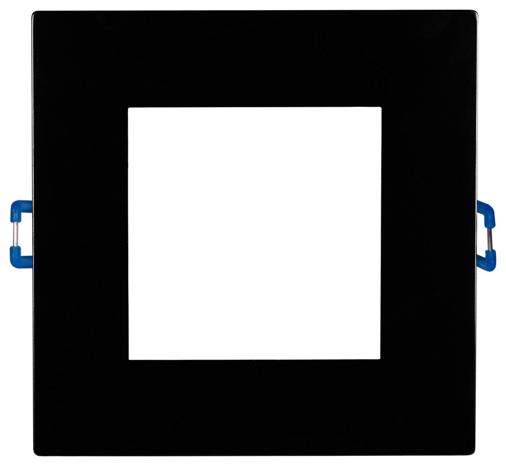 DLE6 Series 6" Square Downlight, Black, 4000k