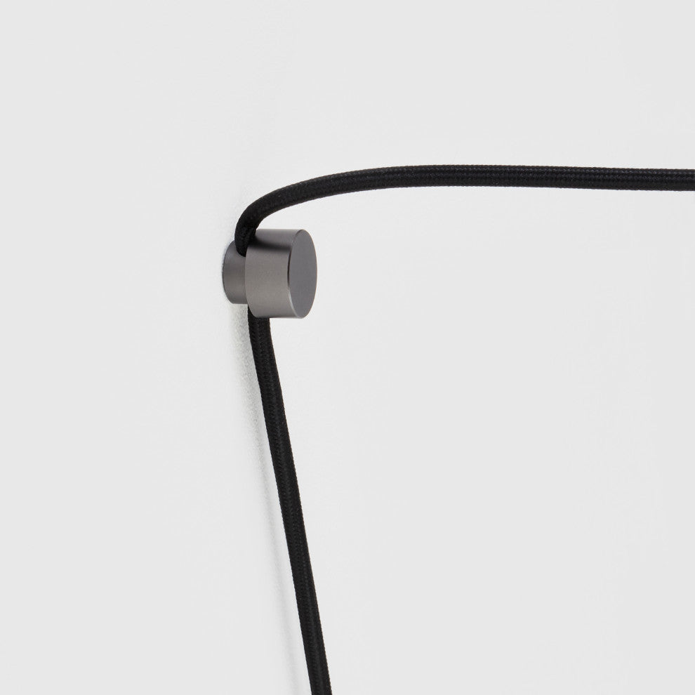 Oval II With Graphite Plug-In Pendant