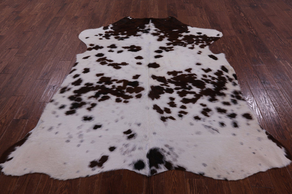 7' 1" X 6' 4" Organic Natural Hair-On Cowhide Area Rug C1715