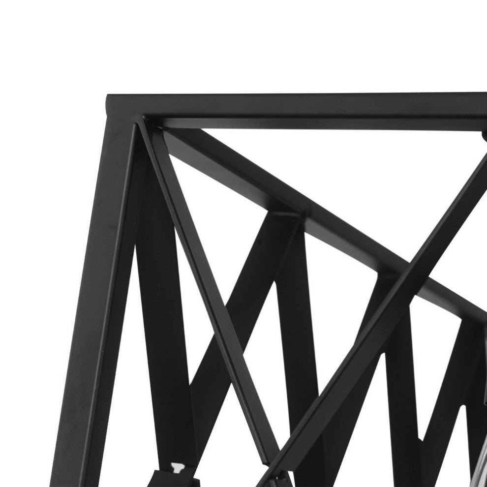 Modern 4-Light Rectangular Chandelier