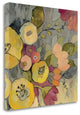 "Yellow Floral Duo I" By Silvia Vassileva, Giclee Print on Gallery Wrap Canvas