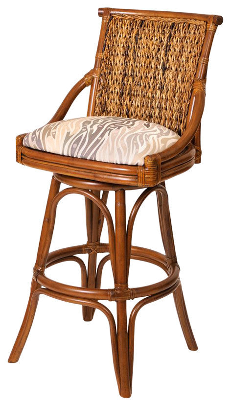 Balboa 24" Barstool In Sienna, Embree Noir