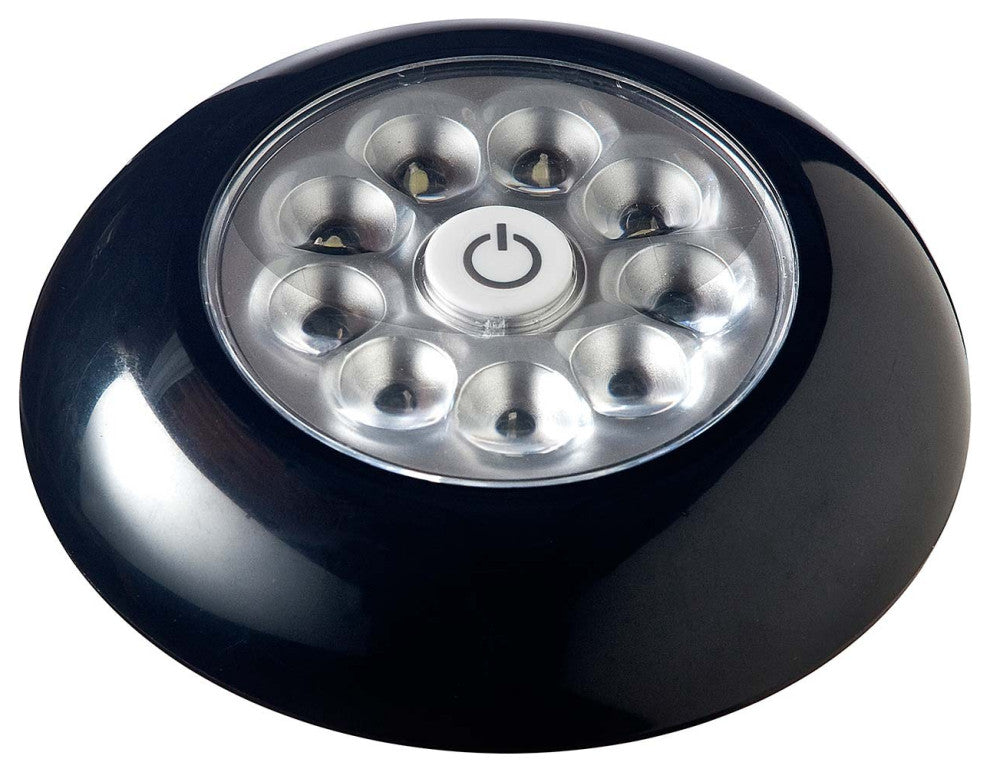 Fulcrum 30015-303 Light-It 9-LED Anywhere Tap Wireless Light, Black, 100000 hr