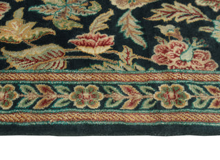 Pak-Persian Egerton Black/Green Runner, 2'6x18'6