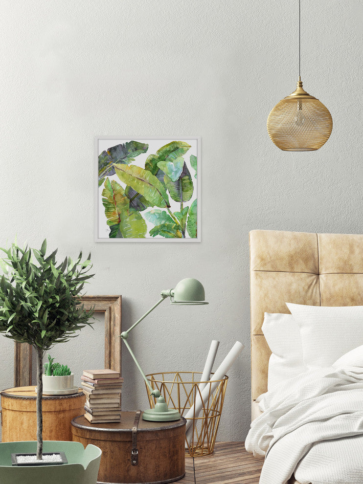 "Private Resort" Framed Painting Print, 18"x18"