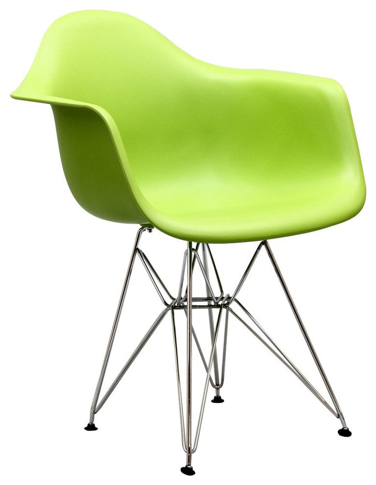 Modern Contemporary Kitchen Dining Armchair Green