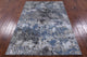 Abstract Wool and Silk Hand Knotted Rug 4' 0" X 6' 1" Q8722