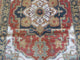4x6 Hand Knotted Rust Red Antiqued Serapi Heriz Oriental Rug
