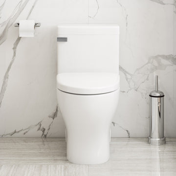 Cadence 1P 1.28gpf Elongated Toilet, White