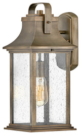 Hinkley Grant Medium Wall Mount Lantern, Burnished Bronze