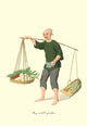 Boy with Vegetables- Fine Art Giclee Print 24" x 36"