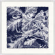 Transitional Leaf Composition On Navy 5, Giclee Reproduction Artwork